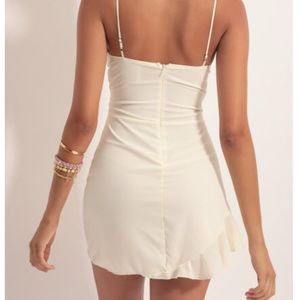 kayden chiffon frill dress